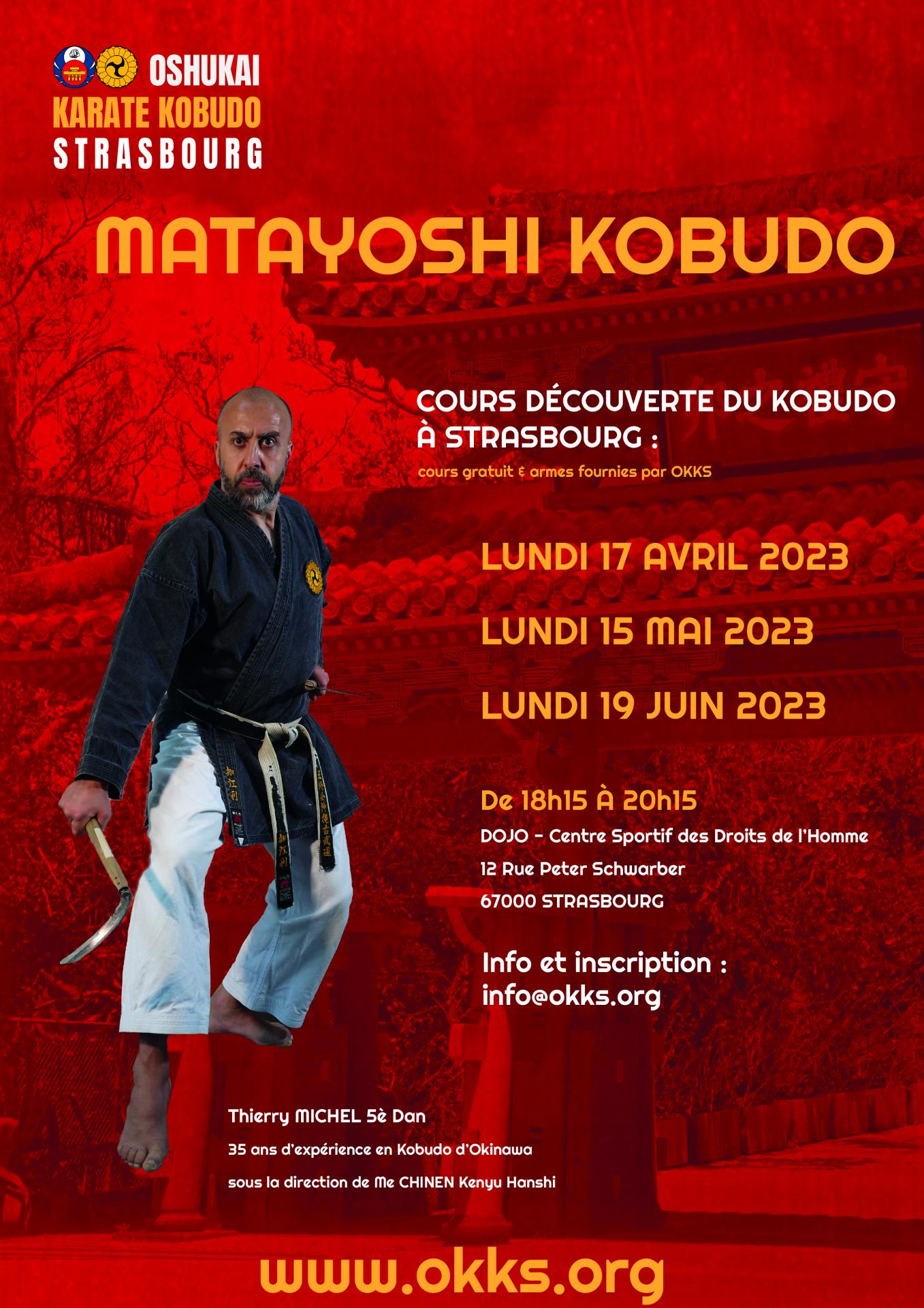 Initiation Kobudo d'Okinawa - Lignée Matayoshi | Strasbourg