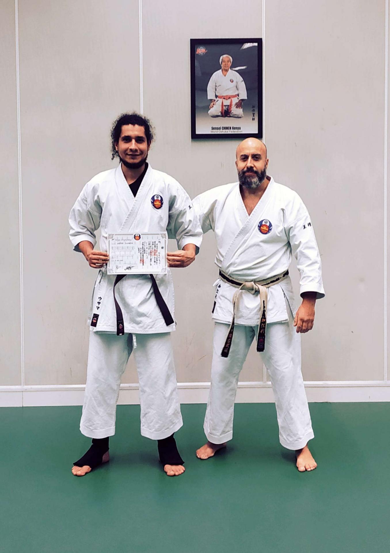 Oshukai strasbourg oussama 1er kyu dec 2021