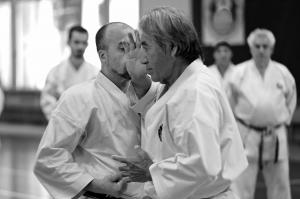 Sensei Chinen 9è Dan Hanshi et Thierry MICHEL