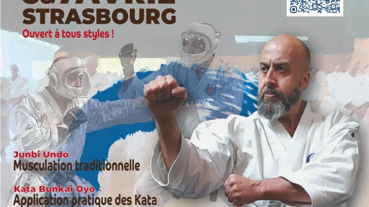 Stage de Printemps de Karaté d'Okinawa à Strasbourg - 6 & 7 Avril | Avec Thierry MICHEL 6è Dan