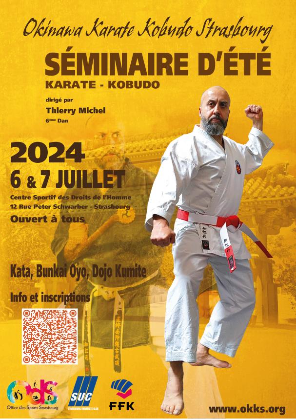 Participez au Stage de Karaté et Kobudo à Strasbourg - 6 et 7 Juillet 2024